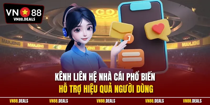 Kênh liên hệ nhà cái phổ biến hỗ trợ hiệu quả người dùng